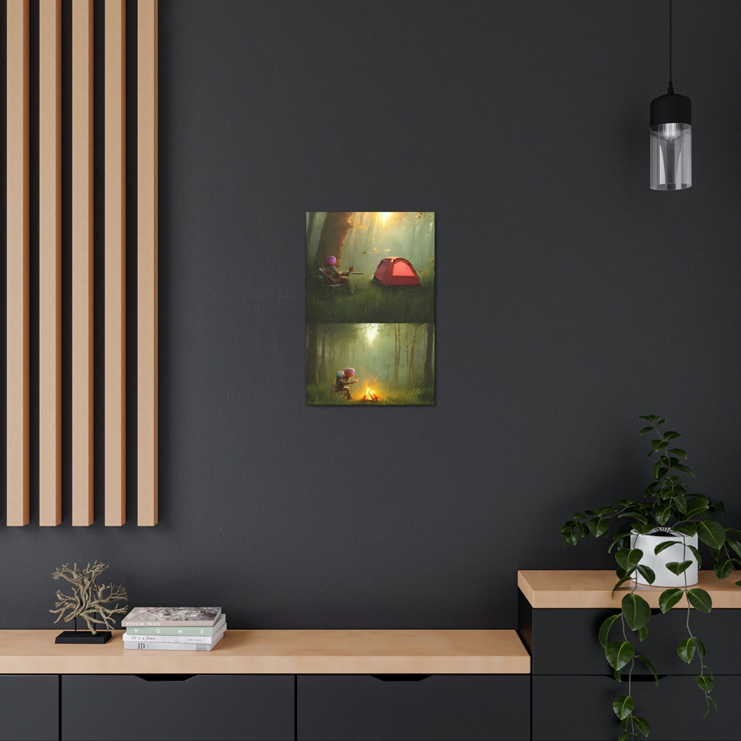 Automaton Camping #04 (Gallery Wrapped Canvas)