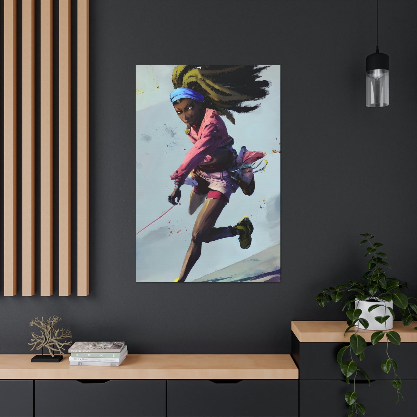 Everyone Outdoors - Running #01 (Gallery Wrapped Canvas)