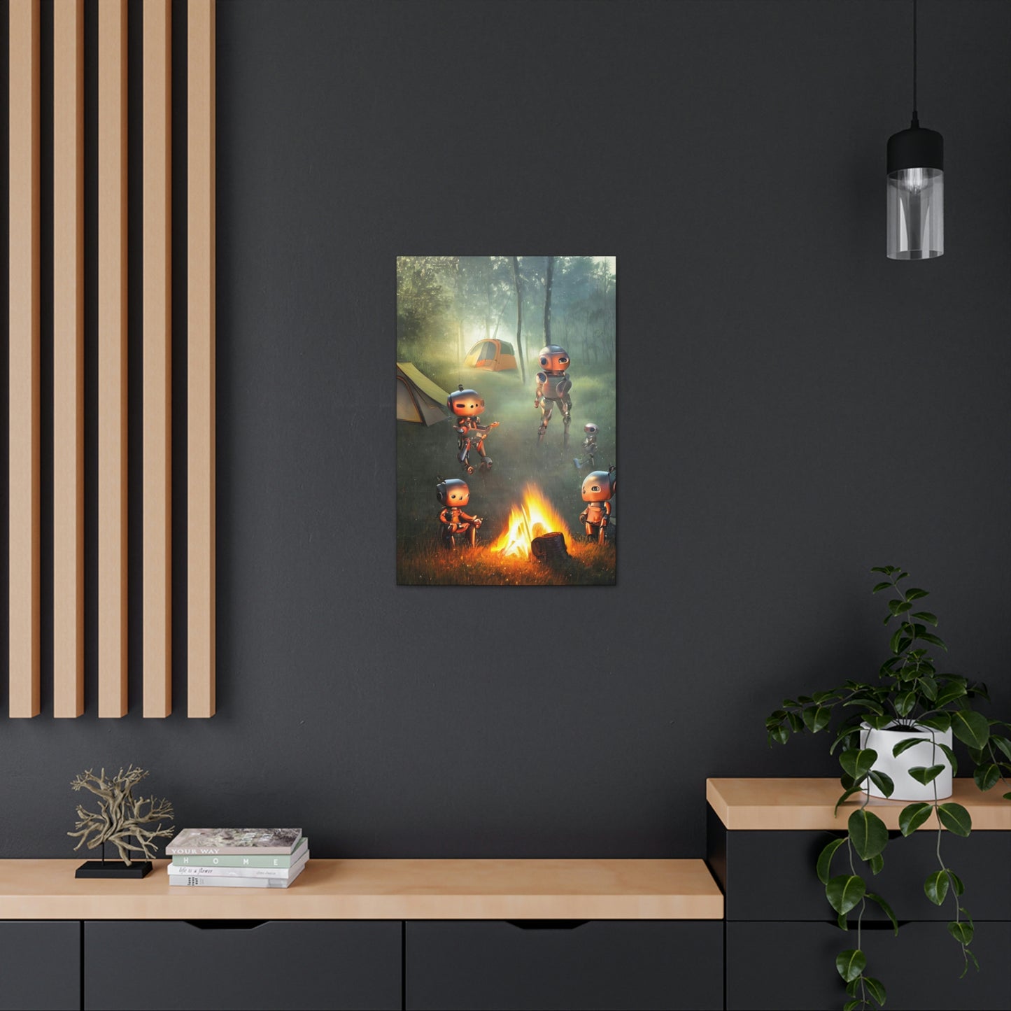 Automaton Camping #03 (Gallery Wrapped Canvas)