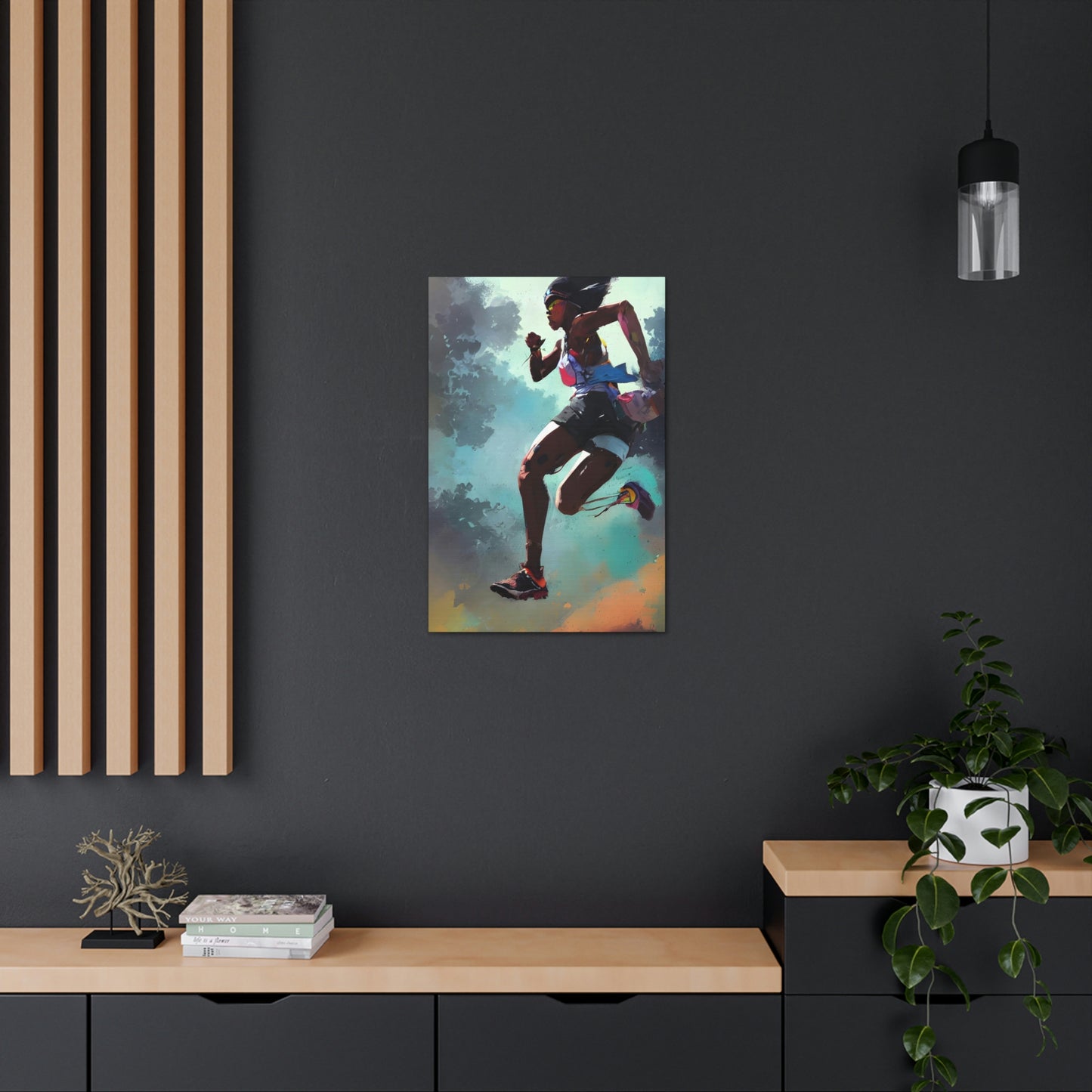 Everyone Outdoors - Running #02 (Gallery Wrapped Canvas)