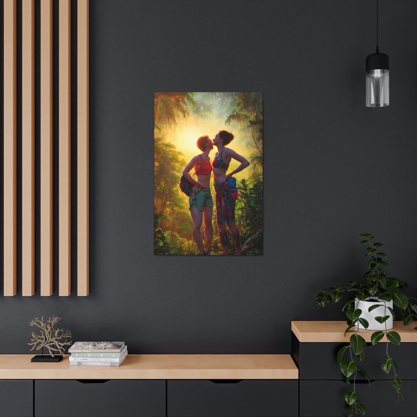 Everyone Outdoors - Hiking Affection #03 (Gallery Wrapped Canvas)