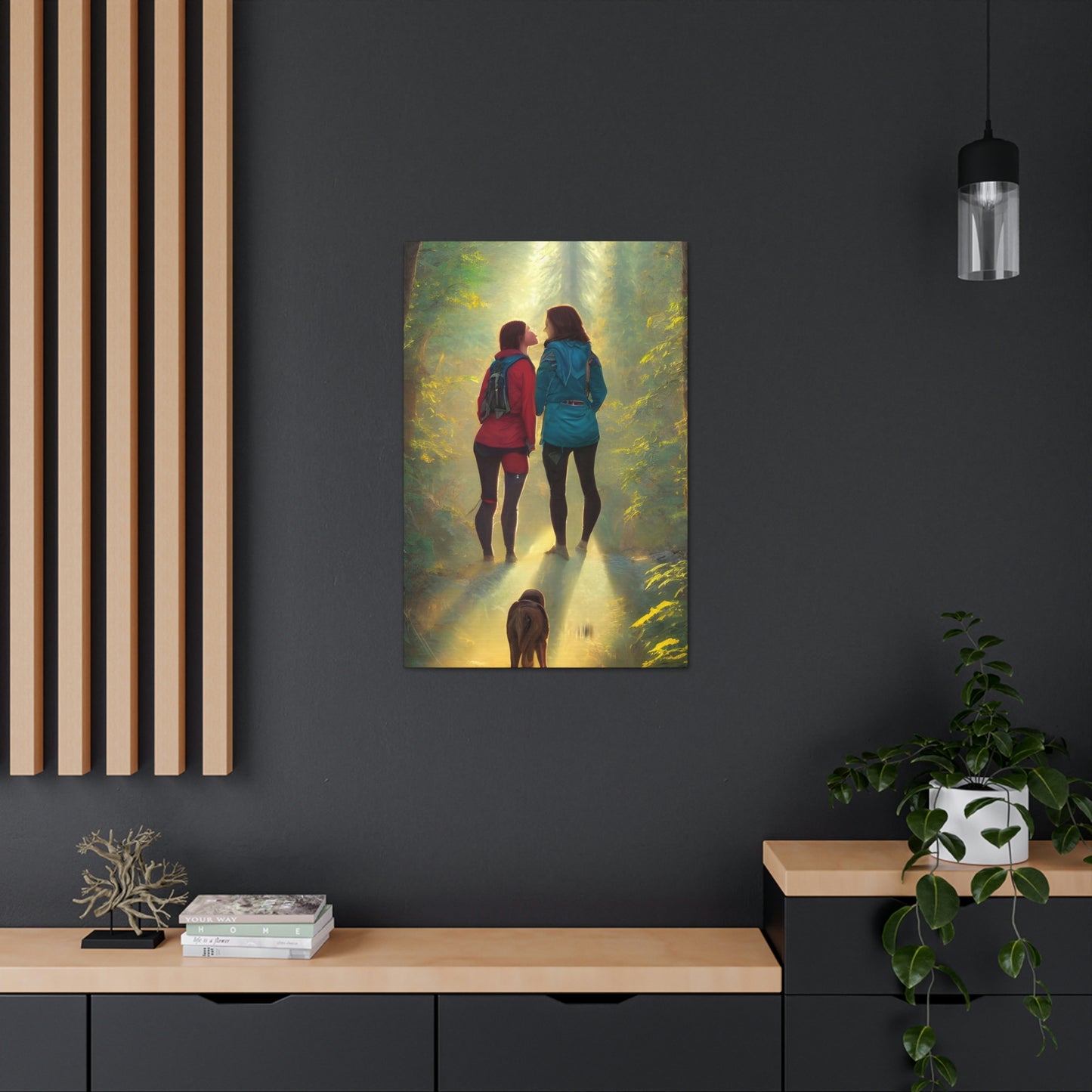 Everyone Outdoors - Hiking Affection #02 (Gallery Wrapped Canvas)