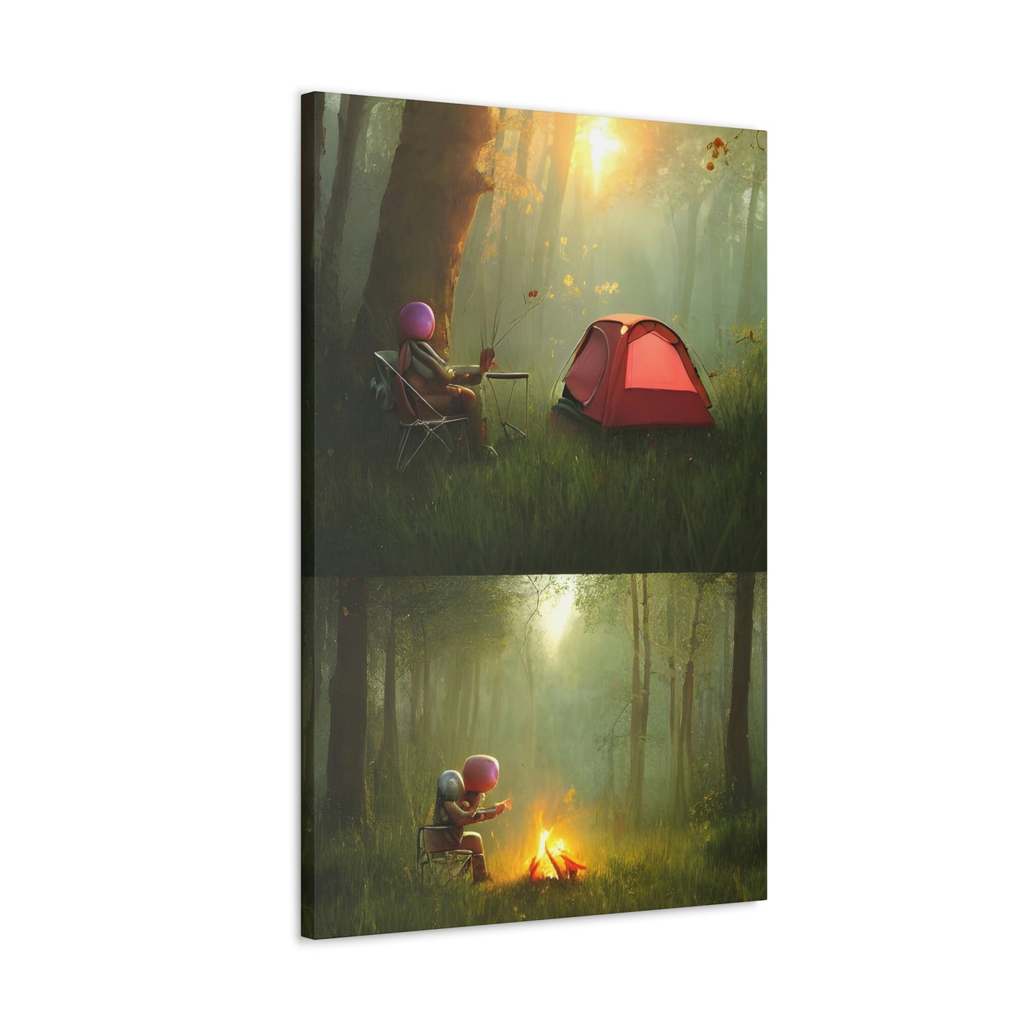 Automaton Camping #04 (Gallery Wrapped Canvas)