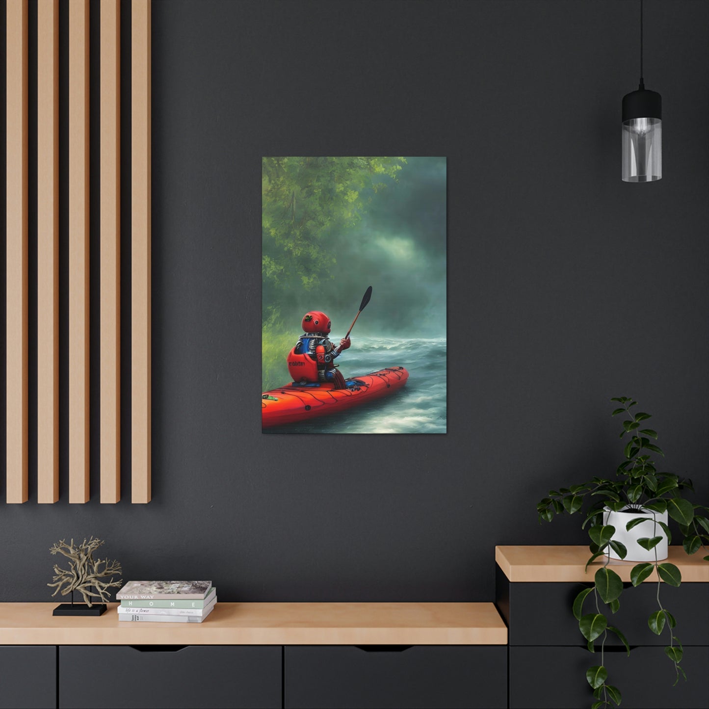 Automaton Kayaking #02 (Gallery Wrapped Canvas)