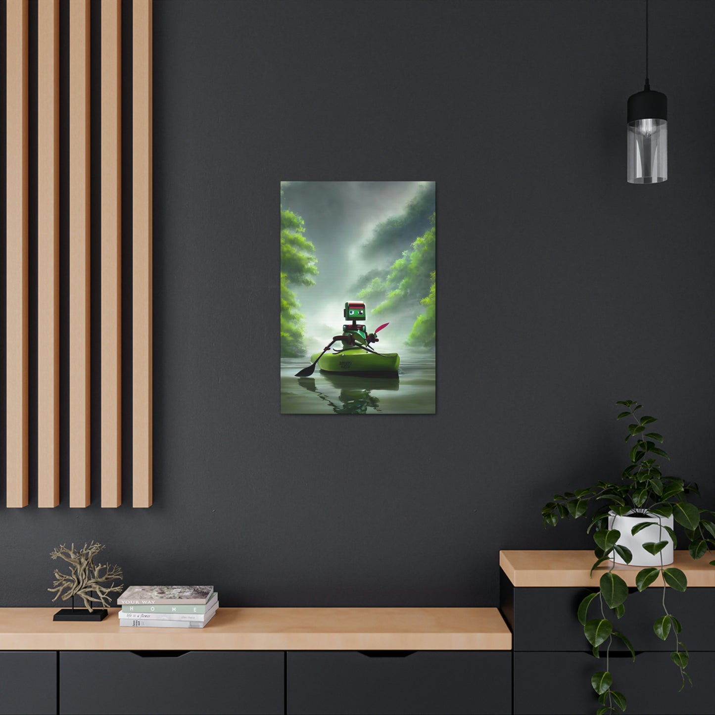 Automaton Kayaking #04 (Gallery Wrapped Canvas)