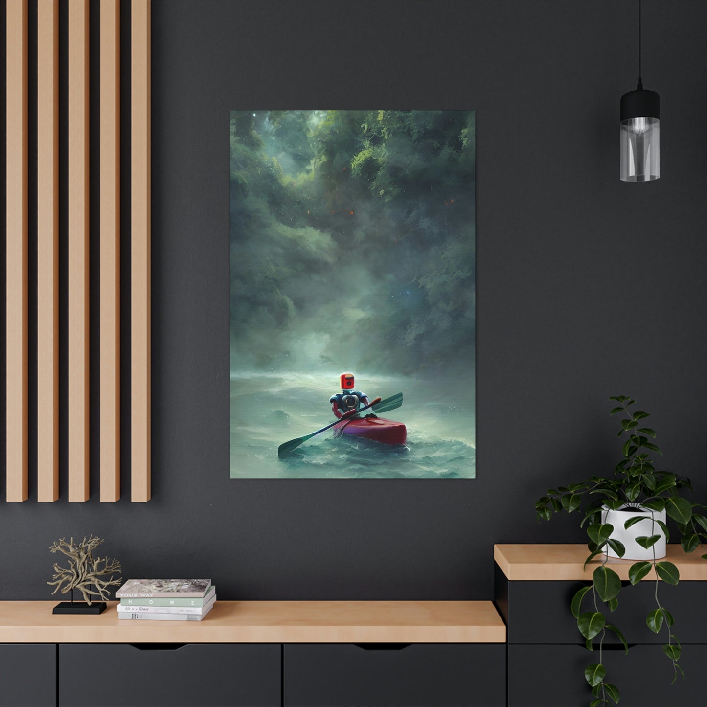 Automaton Kayaking #01 (Gallery Wrapped Canvas)