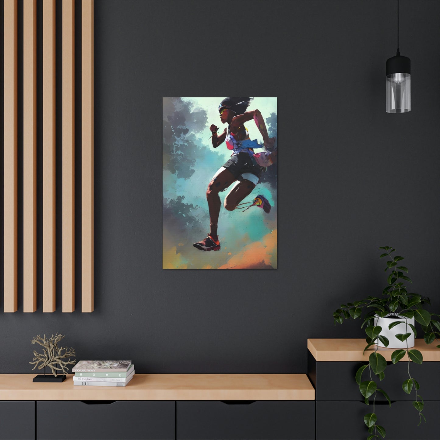 Everyone Outdoors - Running #02 (Gallery Wrapped Canvas)