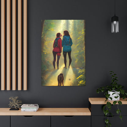 Everyone Outdoors - Hiking Affection #02 (Gallery Wrapped Canvas)