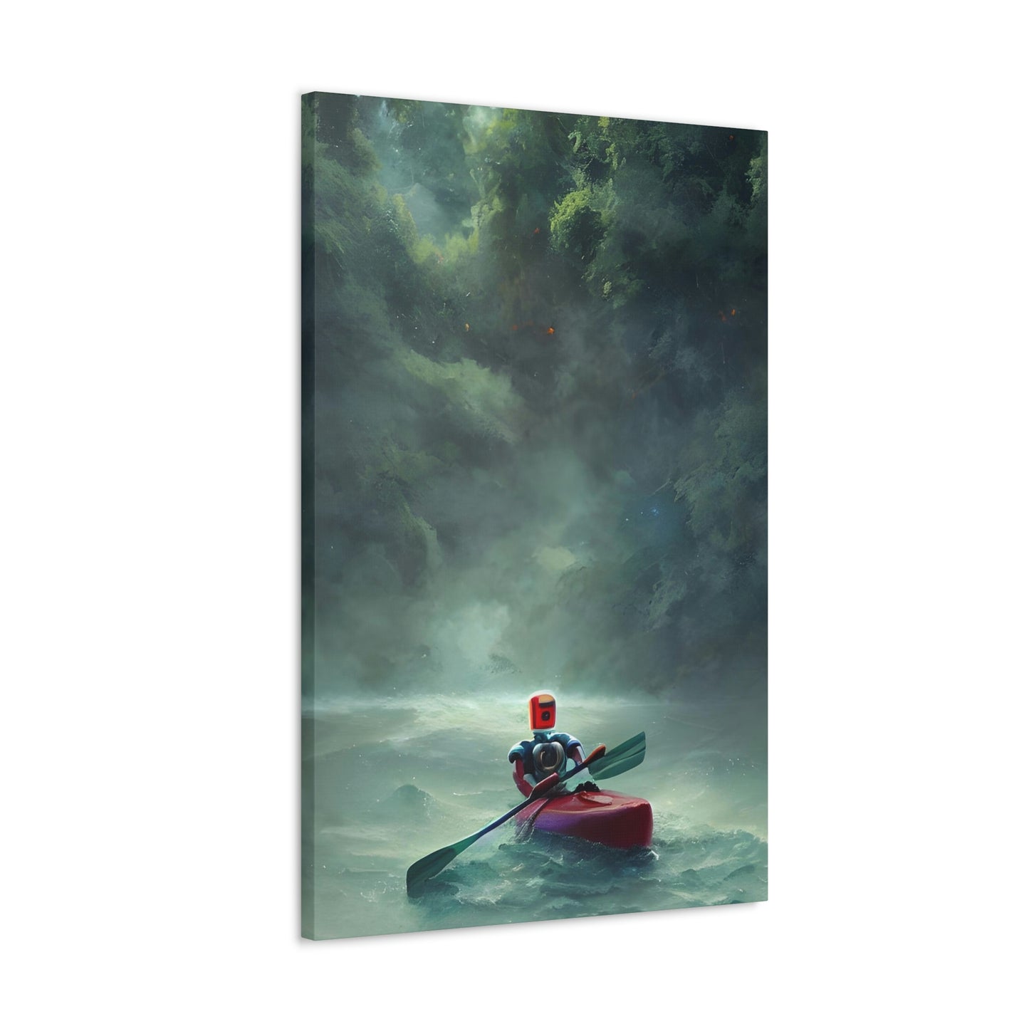 Automaton Kayaking #01 (Gallery Wrapped Canvas)