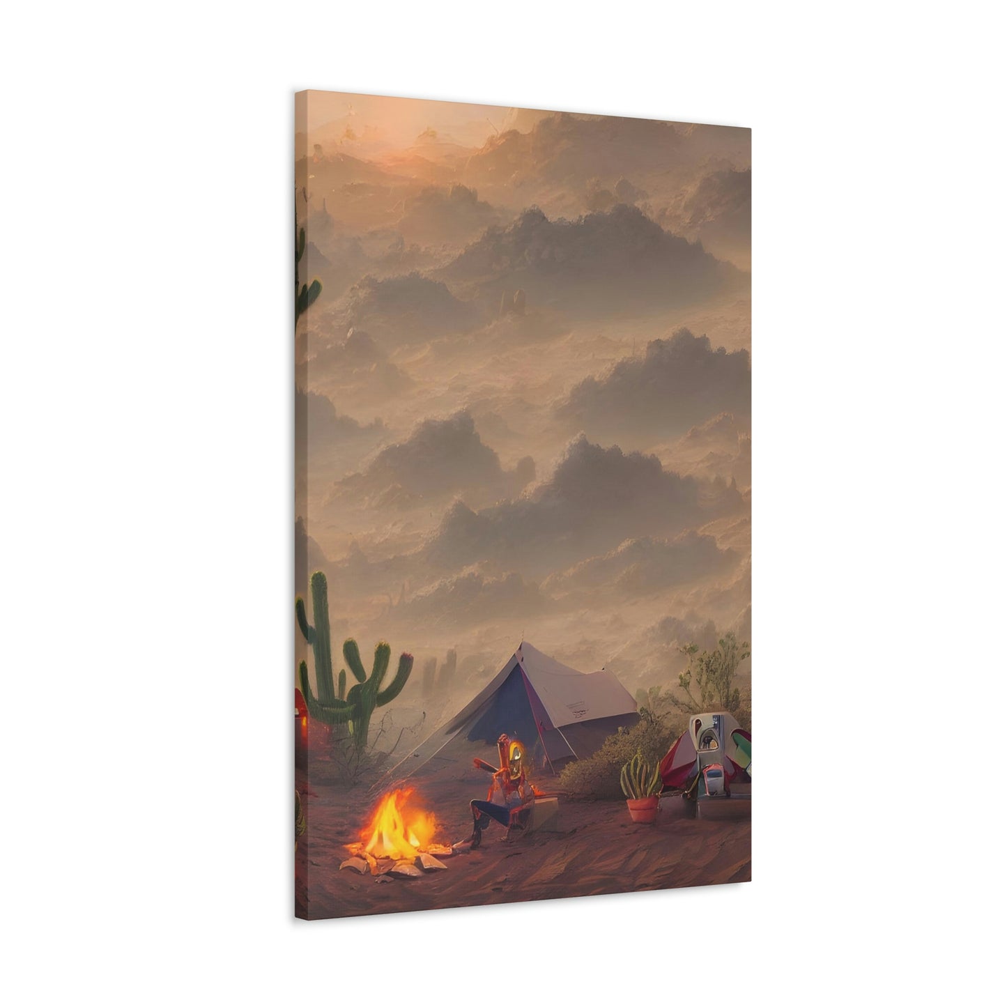 Automaton Camping #09 (Gallery Wrapped Canvas)