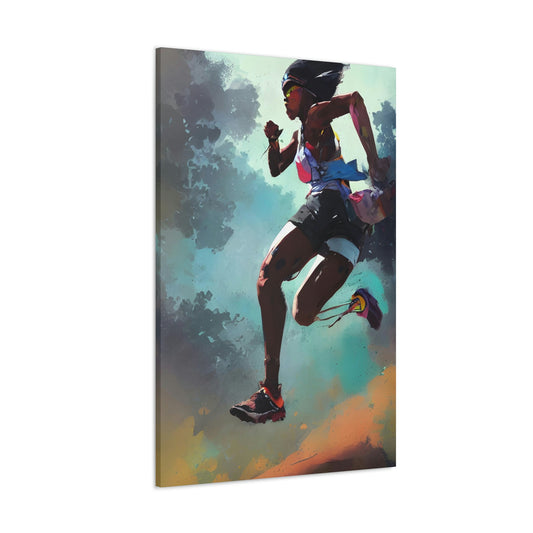 Everyone Outdoors - Running #02 (Gallery Wrapped Canvas)