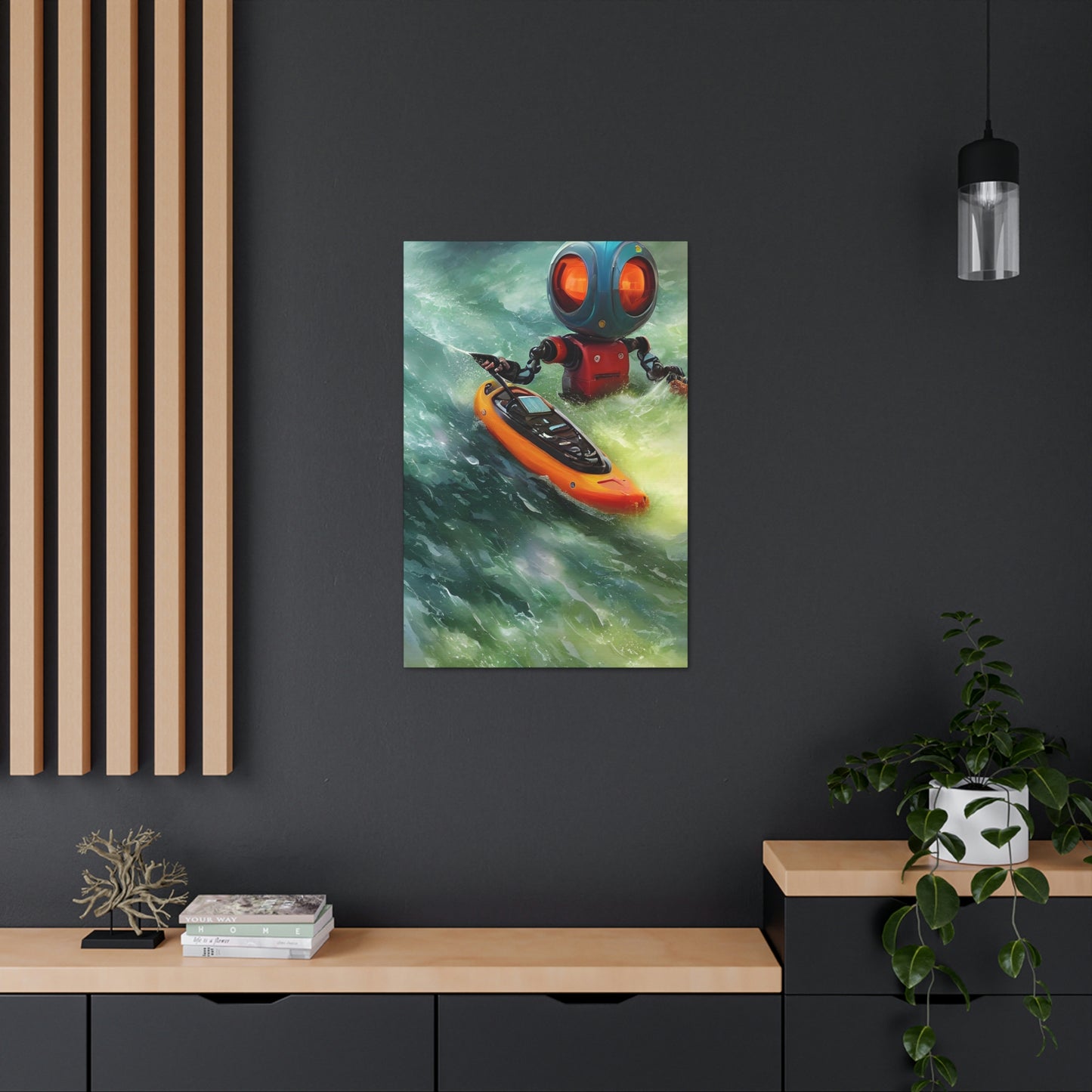 Automaton Kayaking #03 (Gallery Wrapped Canvas)