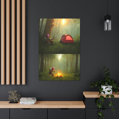 Automaton Camping #04 (Gallery Wrapped Canvas)