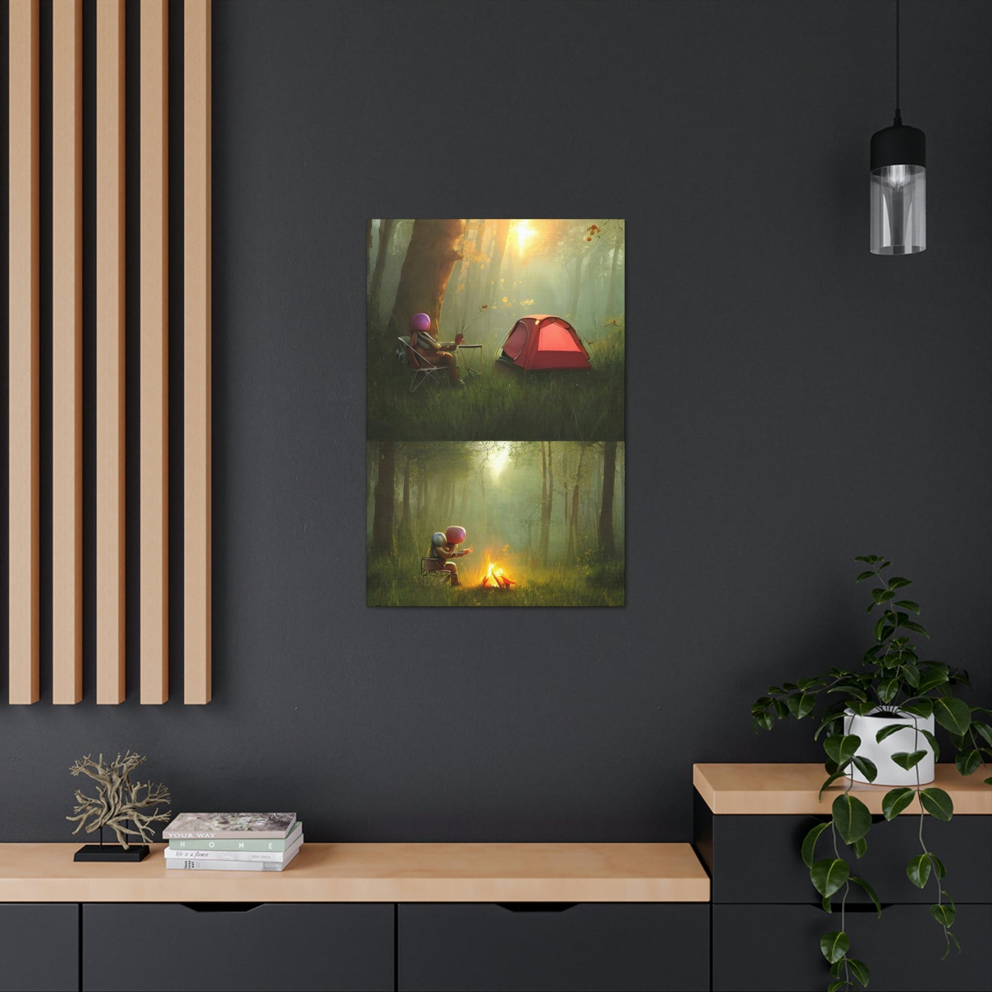 Automaton Camping #04 (Gallery Wrapped Canvas)