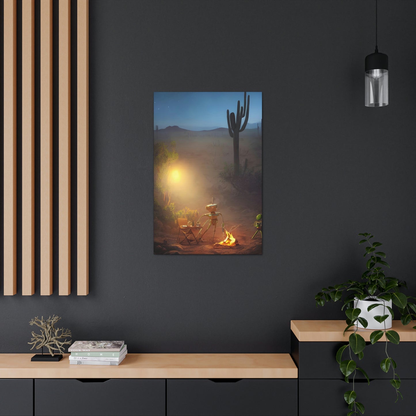 Automaton Camping #07 (Gallery Wrapped Canvas)