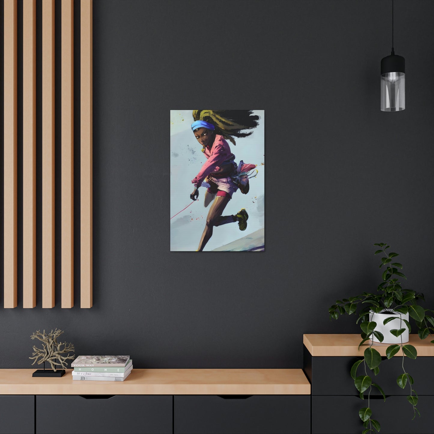 Everyone Outdoors - Running #01 (Gallery Wrapped Canvas)