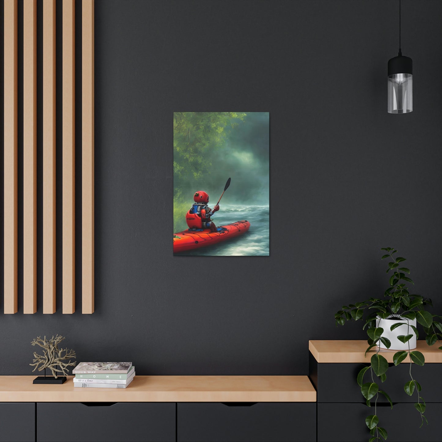 Automaton Kayaking #02 (Gallery Wrapped Canvas)