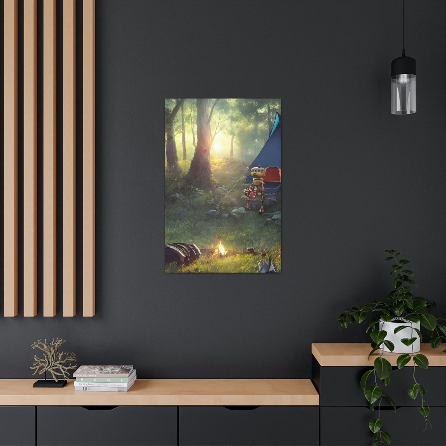 Automaton Camping #02 (Gallery Wrapped Canvas)