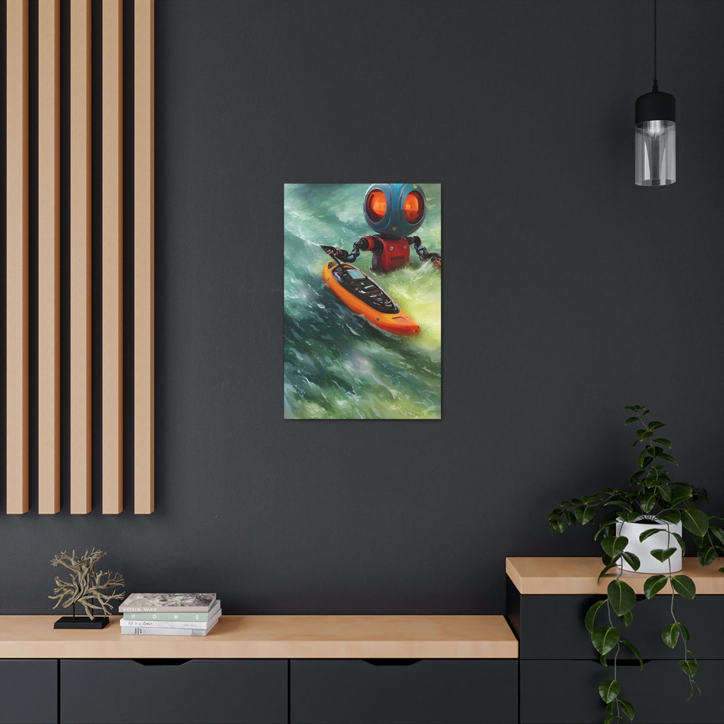 Automaton Kayaking #03 (Gallery Wrapped Canvas)