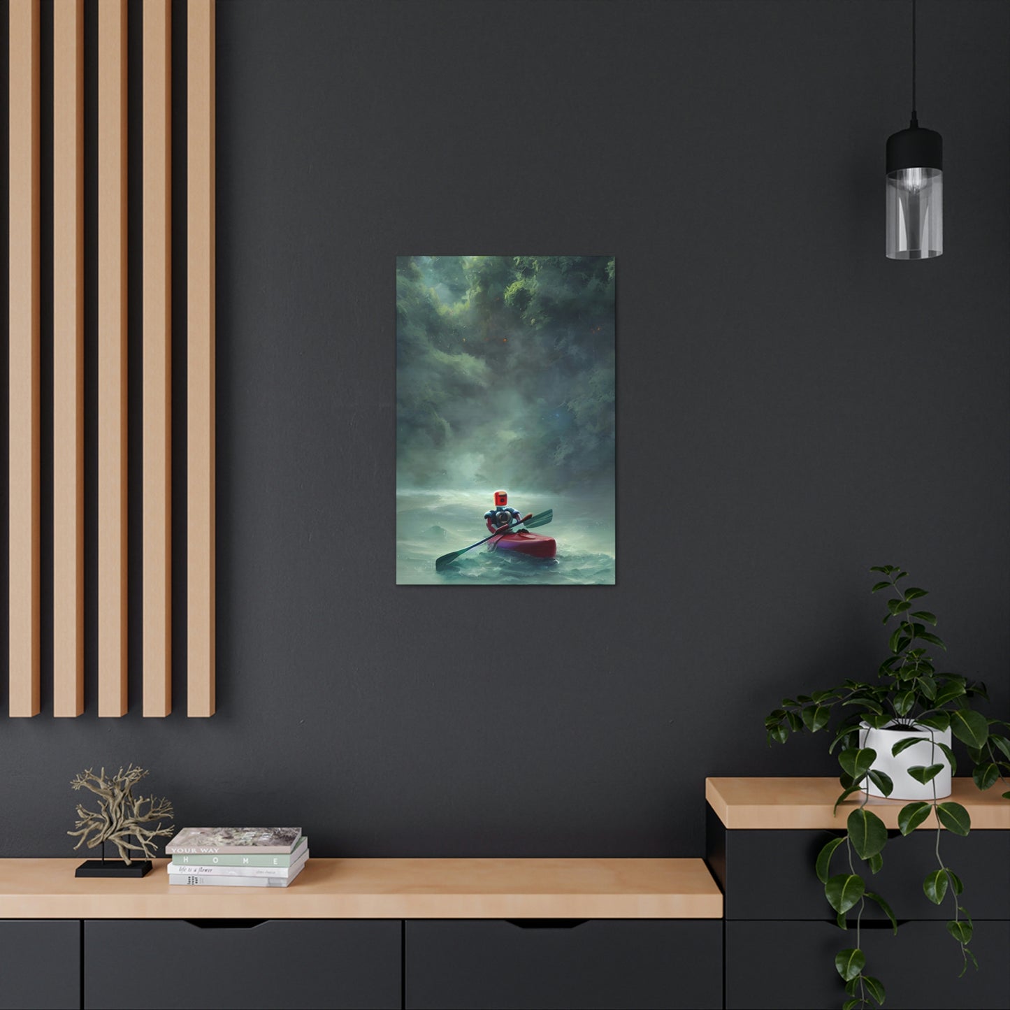 Automaton Kayaking #01 (Gallery Wrapped Canvas)