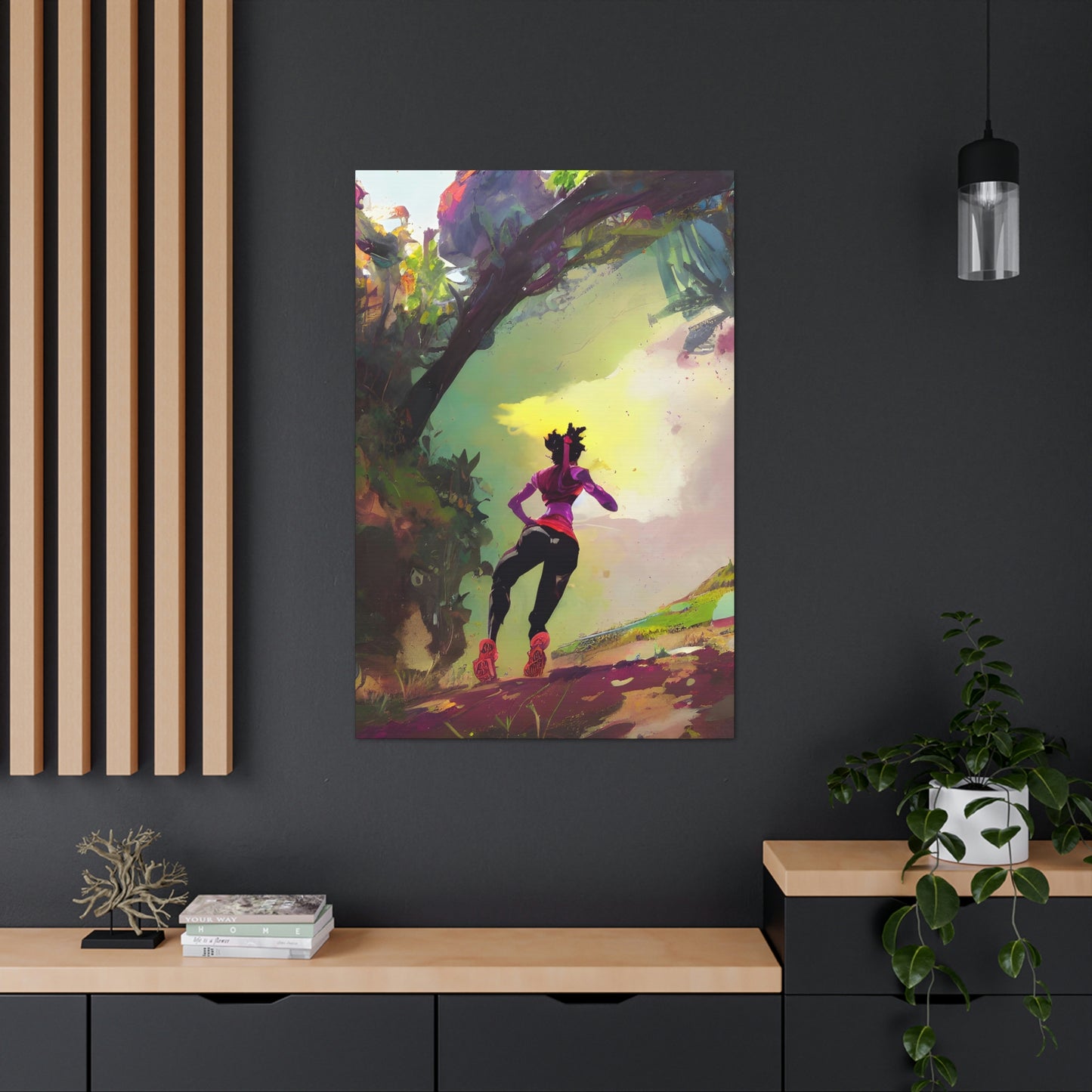 Everyone Outdoors - Running #08 (Gallery Wrapped Canvas)