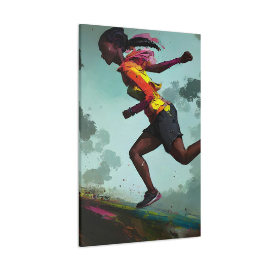 Everyone Outdoors - Running #06 (Gallery Wrapped Canvas)