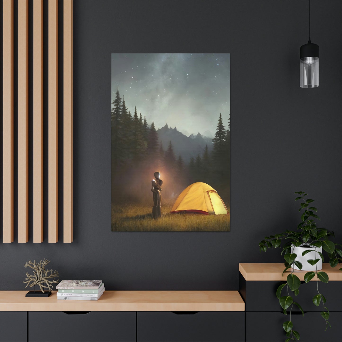 Automaton Camping #08 (Gallery Wrapped Canvas)