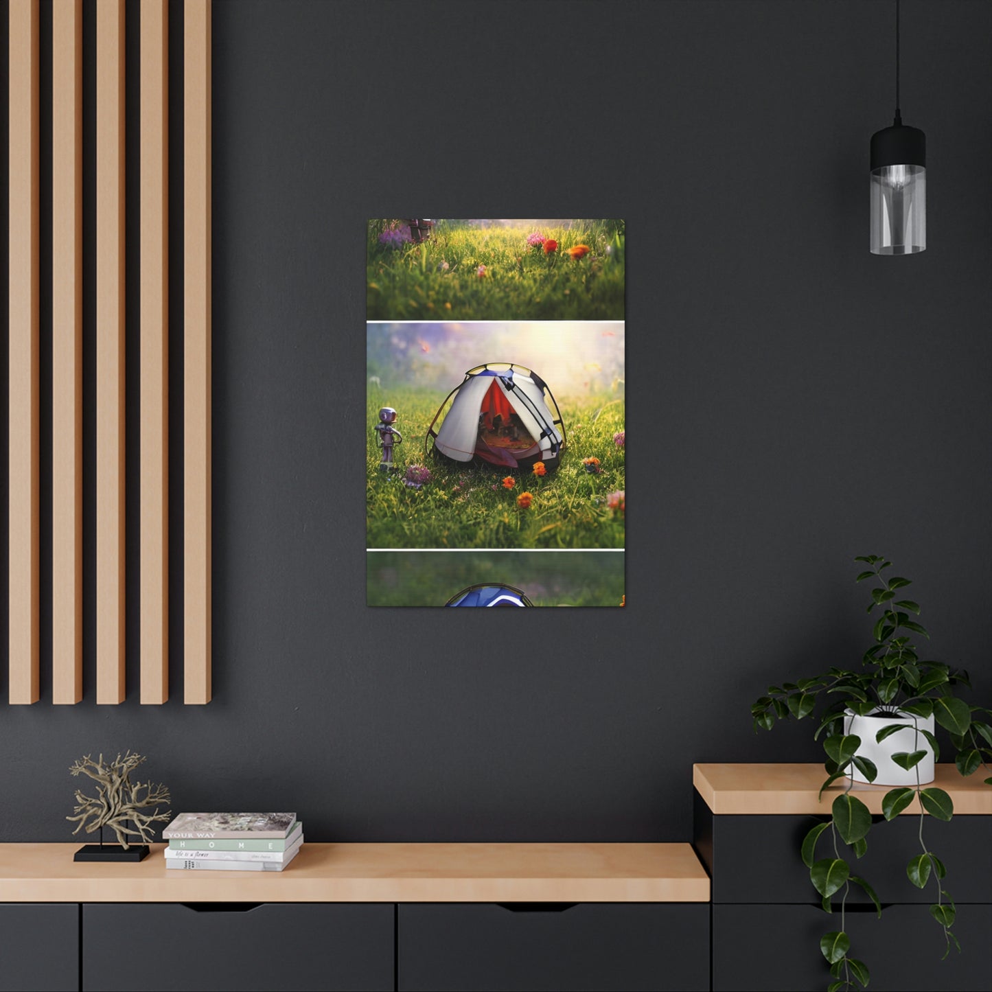 Automaton Camping #10 (Gallery Wrapped Canvas)