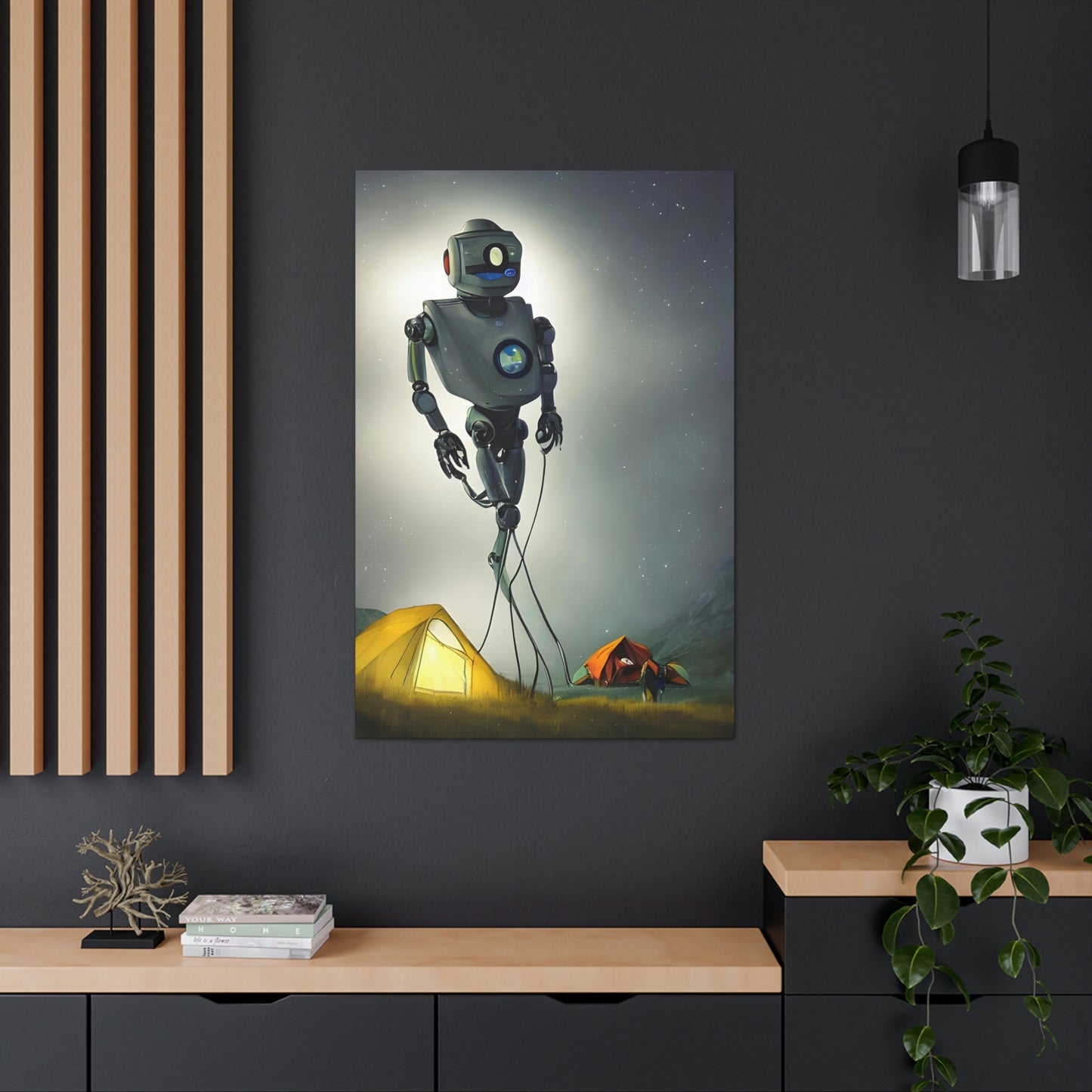 Automaton Camping #05 (Gallery Wrapped Canvas)