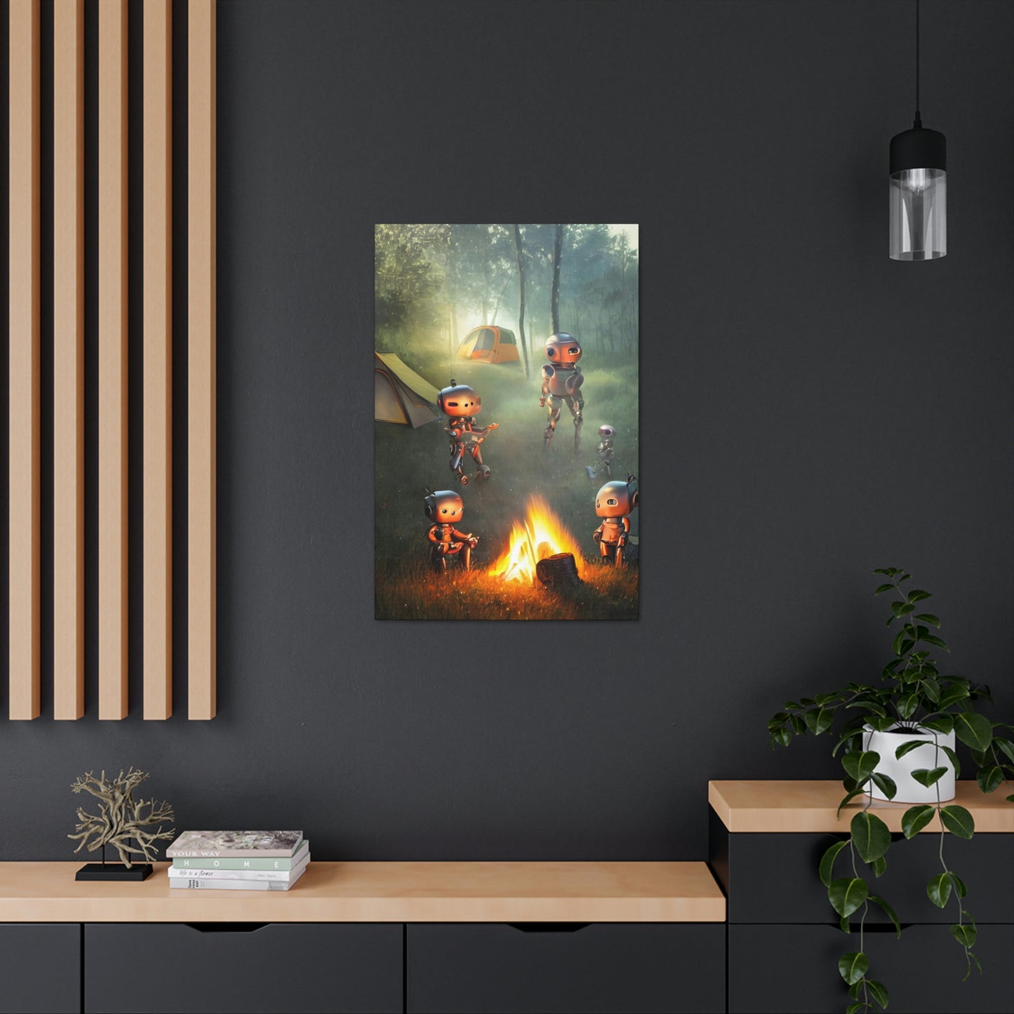 Automaton Camping #03 (Gallery Wrapped Canvas)