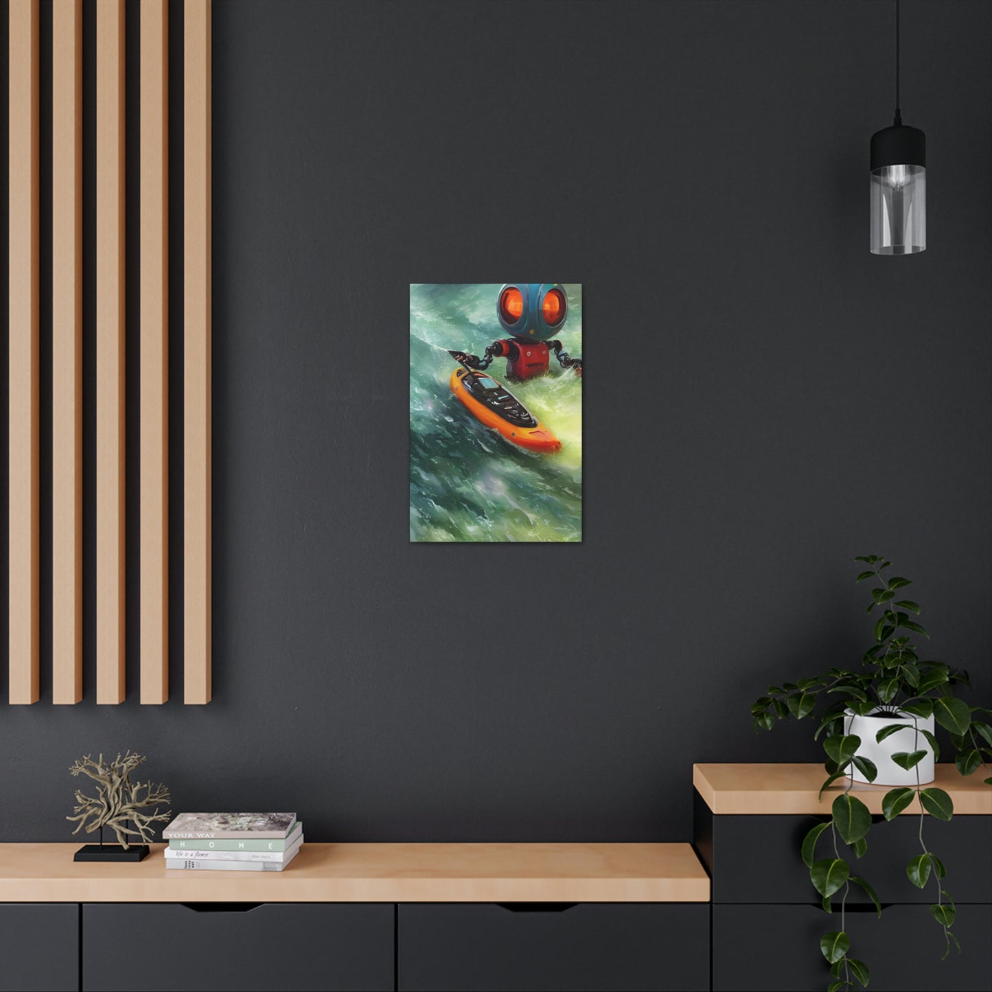 Automaton Kayaking #03 (Gallery Wrapped Canvas)