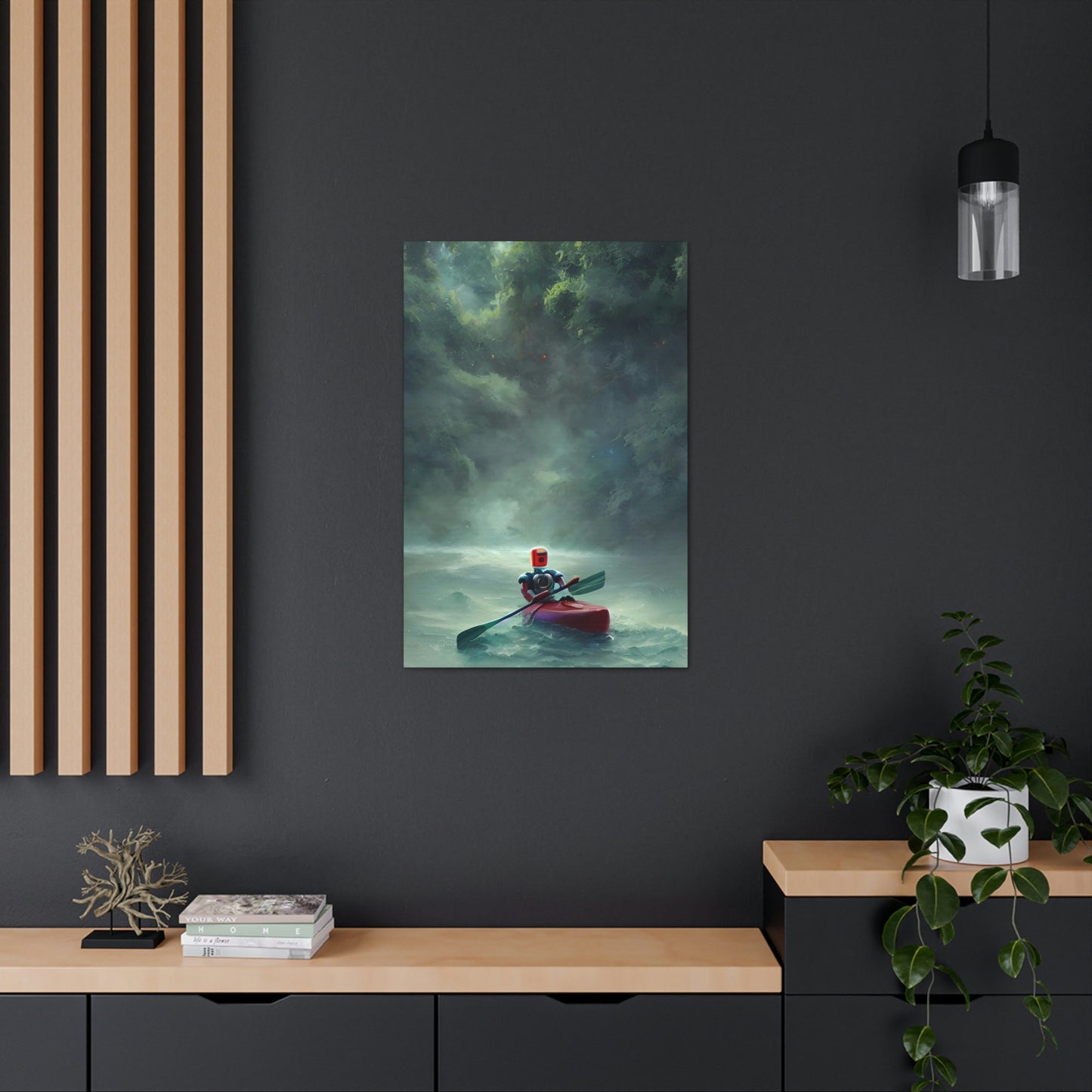 Automaton Kayaking #01 (Gallery Wrapped Canvas)