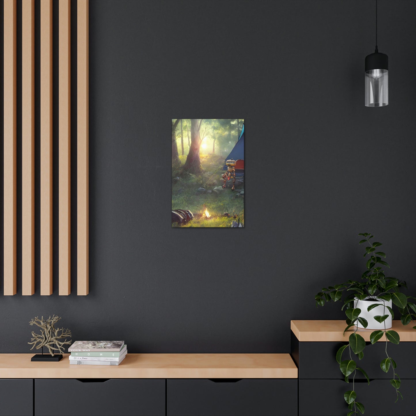 Automaton Camping #02 (Gallery Wrapped Canvas)