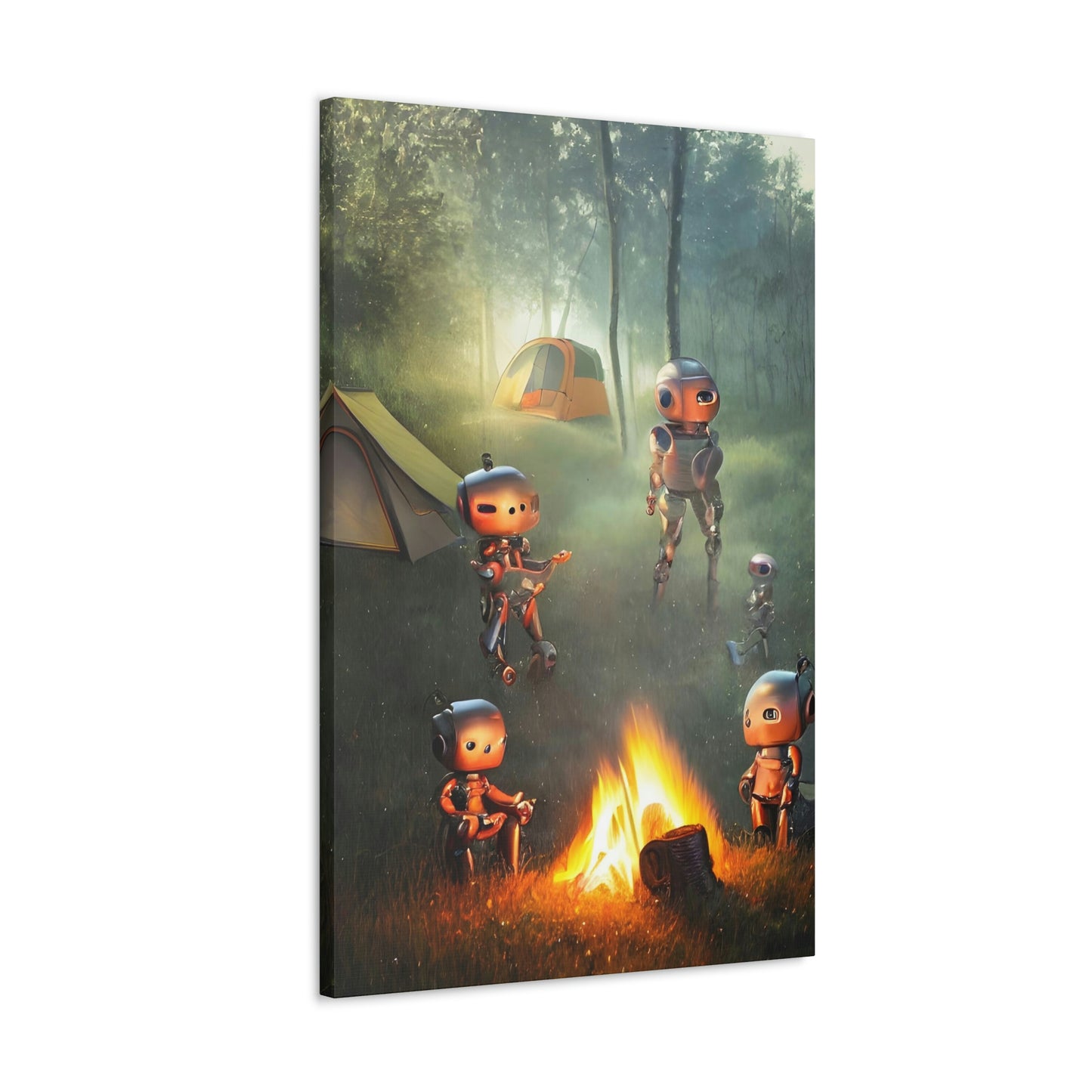 Automaton Camping #03 (Gallery Wrapped Canvas)