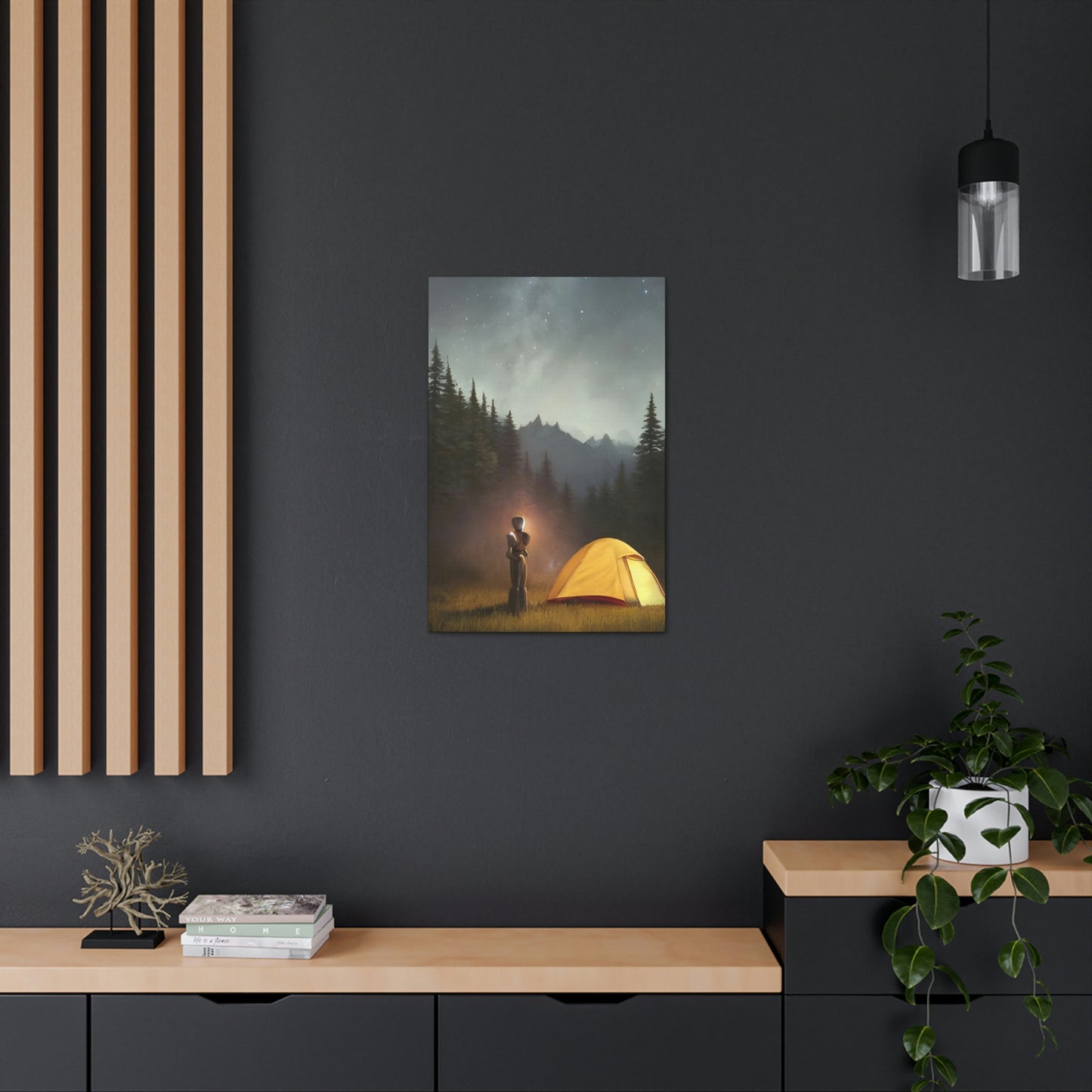 Automaton Camping #08 (Gallery Wrapped Canvas)