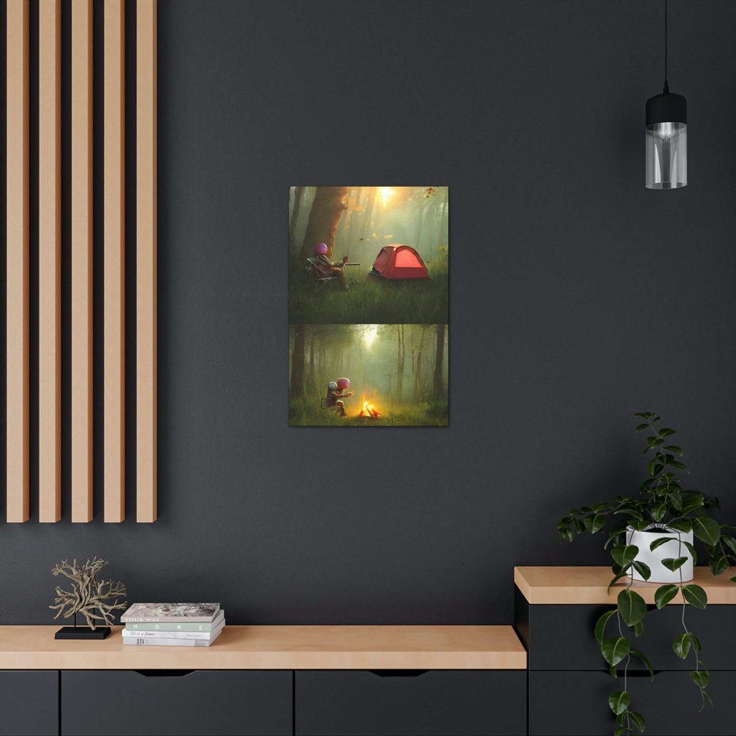 Automaton Camping #04 (Gallery Wrapped Canvas)