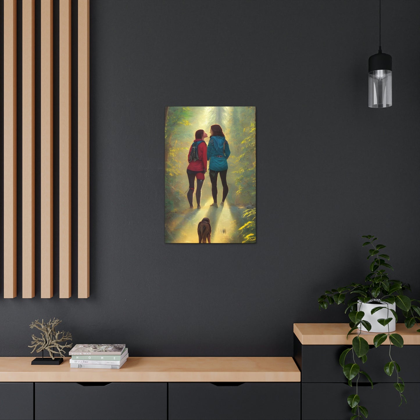 Everyone Outdoors - Hiking Affection #02 (Gallery Wrapped Canvas)