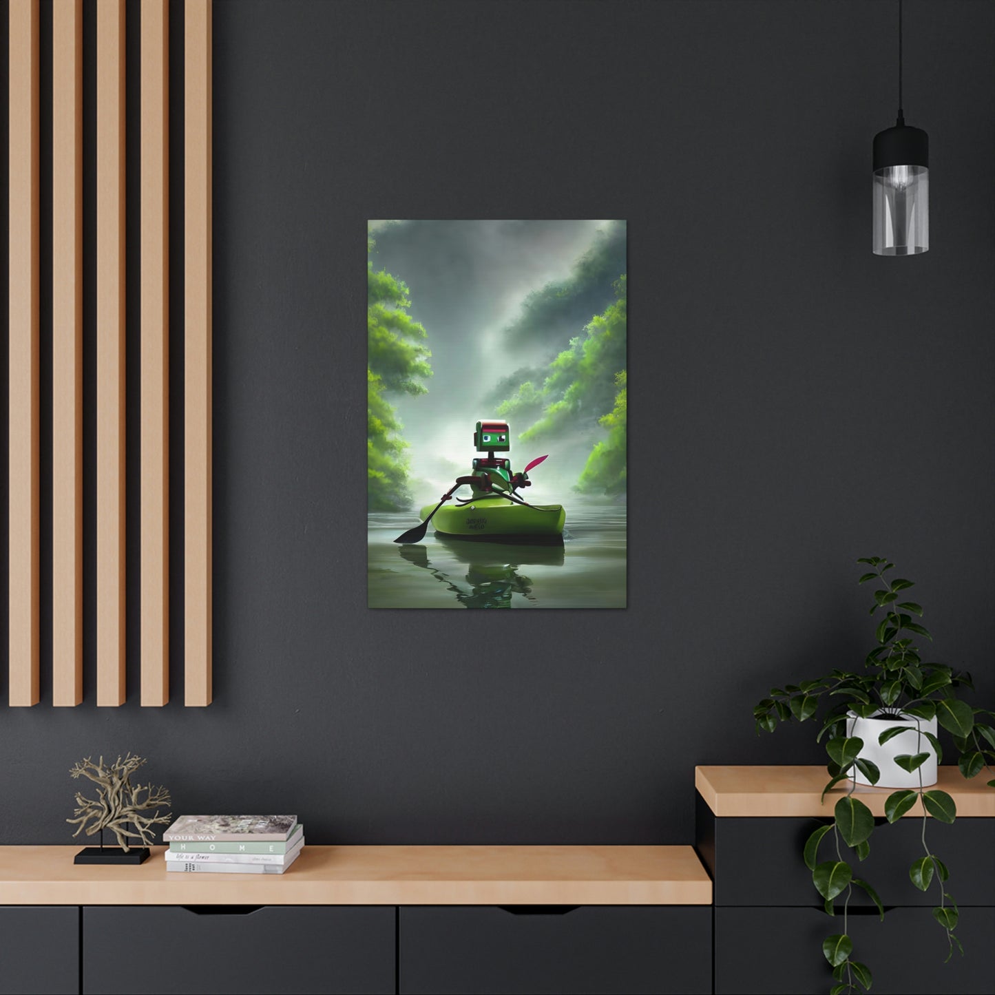 Automaton Kayaking #04 (Gallery Wrapped Canvas)