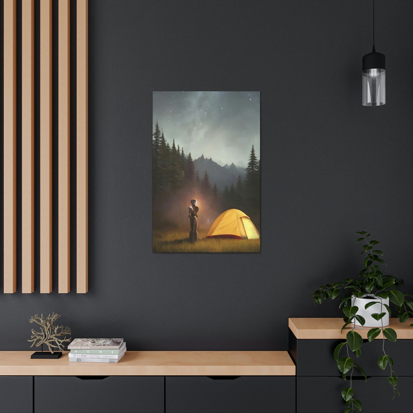 Automaton Camping #08 (Gallery Wrapped Canvas)