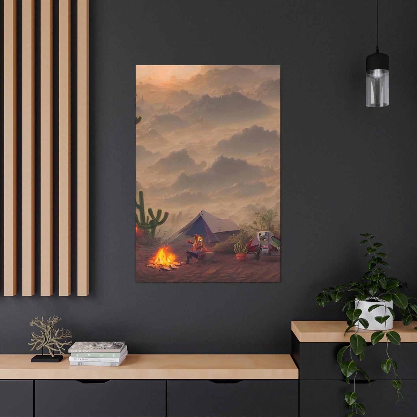 Automaton Camping #09 (Gallery Wrapped Canvas)